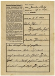 Dachau Concentration Camp Letter From 1940 & Envelope, Both on Dachau Stationery